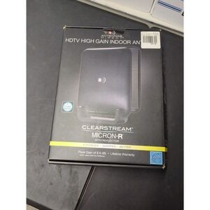 ClearStream Micron High Gain Indoor HDTV Antenna 25 Mile Range, Peak Gain 4.5 d